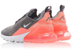 Nike Air Max 270 серые с розовым