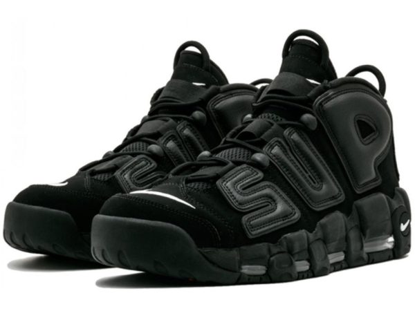 Nike Supreme x Air More Uptempo (Black) (35-44)