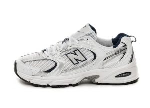 New Balance MR 530 белые с синим мужские-женские (35-44)