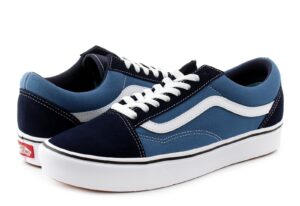 Vans Old School синие с черным и белым женские  (35-39)